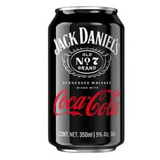 Jack Daniel’s and Coca Cola Cans