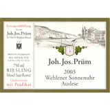 Joh. Jos. Prum Wehlener Sonnenuhr Riesling Auslese