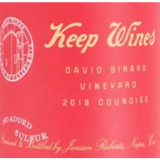 Keep Wines David Girard Vineyard Counoise