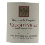 La Cave de Gigondas Vacqueyras Reserve de La Campiere 2018