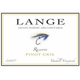Lange Estate Pinot Gris Reserve Yamhill Vineyards 2018