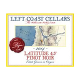 Left Coast Pinot Noir Latitude 45deg Willamette Valley