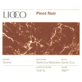 LIOCO Pinot Noir Savaria Vineyard Santa Cruz Mountains
