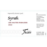 Lionel Faury Collines Rhodaniennes Syrah Les Hautes Ribaudes