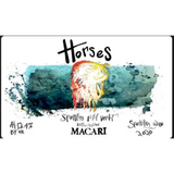 Macari Vineyards Sparkling Petit Verdot Horses