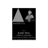 Marietta Cellars Single Estate Series Cabernet Sauvignon Game Trail Estate Grown Yorkville Highlands
