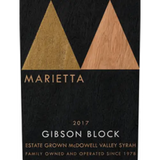 Marietta Gibson Block Estate Grown Syrah