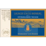 Markgraf von Baden Spätburgunder Gailinger Schloss Rheinburg Bodensee Erste Lage Trocken 2015