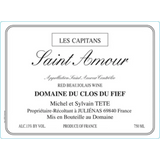 Michel Tête Saint-Amour Domaine du Clos du Fief Les Capitans