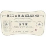 Milam & Greene Straight Rye Whiskey Finished In Port Wine Casks