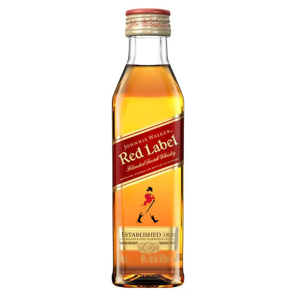 Miniature Johnnie Walker Blended Scotch Red Label – Grand Wine Cellar