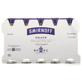 Miniature Smirnoff Grape Flavored Vodka
