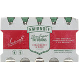 Miniature Smirnoff Strawberry & Rose Flavored Vodka Zero Sugar Infusions