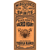 Misguided Spirits Black Dove’s Sacred Heart Blanco Tequila de Agave Azul