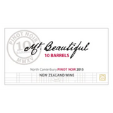 Mt. Beautiful Pinot Noir 10 Barrels 2015