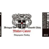 Muller-Catoir Riesling Haardt Burgergarten Erste Lage Trocken