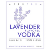 Myer Farm Distillers Lavender Flavored Vodka