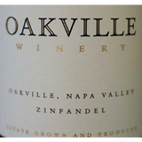 Oakville Winery Zinfandel Estate 2020