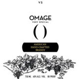 Omage Brandy VS Very Special American Hand Crafted Brandy
