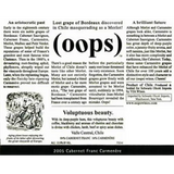 Oops Cabernet Franc Carmenere