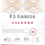 P.S Garcia Red Blend Facundo 2017