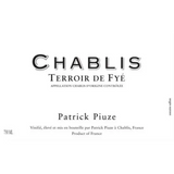 Patrick Piuze Chablis Terroir De Fye