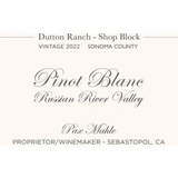 Pax Mahle Wines Pinot Blanc Dutton Ranch Shop Block Russian River Valley