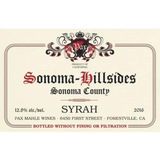 Pax Mahle Wines Sonoma County Syrah Sonoma-Hillsides