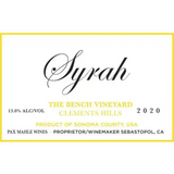 Pax Mahle Wines Syrah The Bench Vineyard Clements Hills