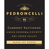 Pedroncelli Cabernet Sauvignon Block 007 Estate 2018