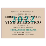 Peninsula Vinicultores Bizkaiko Txakolina Hondarrabi Zerratia Vino Atlantico Parcela Unica De Vinedo