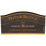 Pepper Bridge Cabernet Sauvignon Estate Vineyards Walla Walla Valley 2013