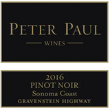 Peter Paul Russian River Valley Pinot Noir Gravenstein Highway