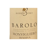 Poderi Roset Barolo Monvigliero