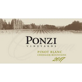 Ponzi Vineyards Pinot Blanc 2018