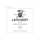 Purple Hands Pinot Noir Latchkey Vineyard Dundee Hills