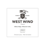 Purple Hands West Wind Vineyard Pinot Noir