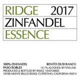 Ridge Vineyards Essence Zinfandel Benito Dusi Ranch Paso Robles 2017