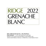Ridge Vineyards Grenache Blanc