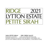 Ridge Vineyards Petite Sirah Lytton Estate Dry Creek Valley