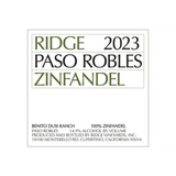 Ridge Vineyards Zinfandel Paso Robles
