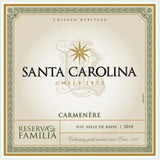 Santa Carolina Reserva de Familia Carmenère Valle del Rapel
