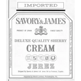 Savory & James Cream Sherry