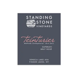 Standing Stone Vineyards Brut Rose Zero Saperavi Teinturier Seneca Lake Methode Champenoise