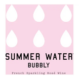 Summer Water Bubbly Sparkling Rose