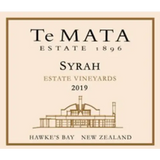 Te Mata Syrah Estate Vineyards Hawke’s Bay 2022