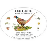 Teutonic Pinot Gris Crow Valley Vineyard