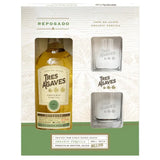 Tres Agaves Tequila Reposado Organic W/ Shot Glass