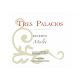 Tres Palacios Merlot Reserve Estate Grown Maipo Valley