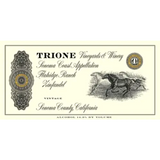 Trione Zinfandel Flatridge Ranch Sonoma Coast